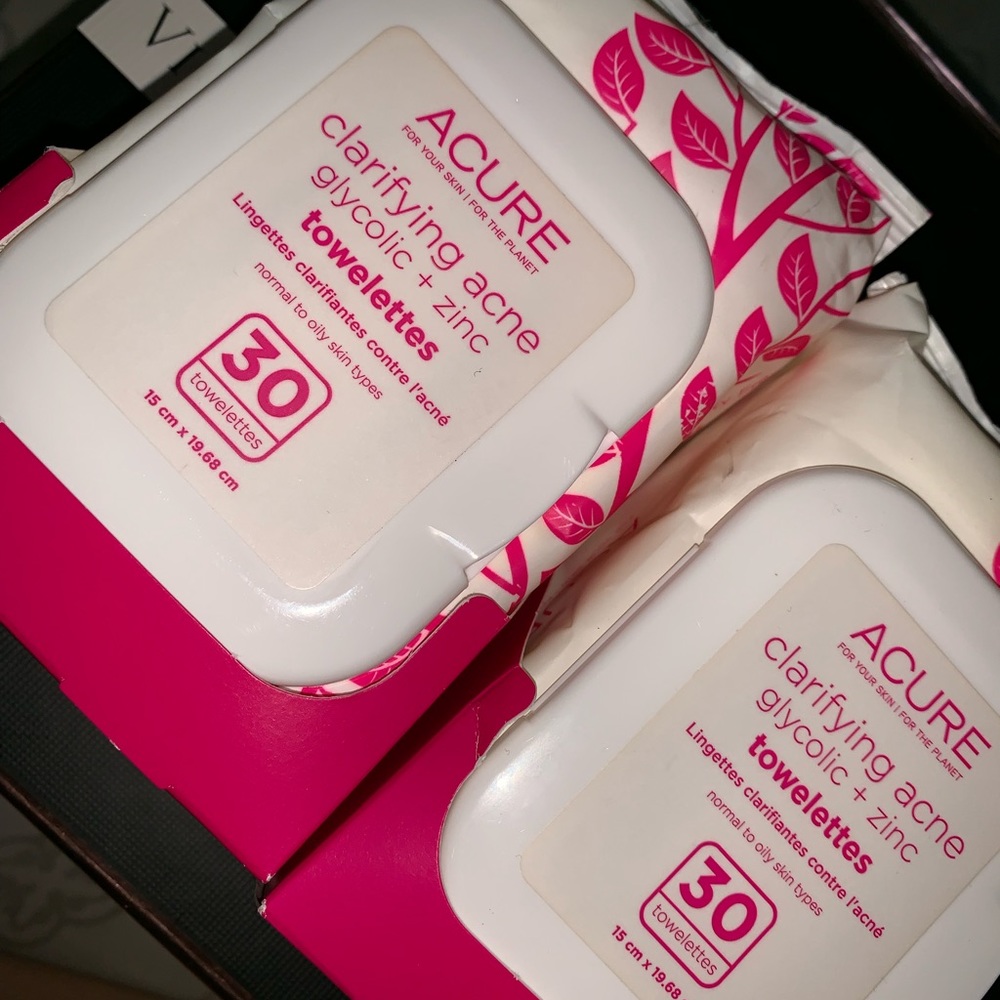 Acure organic face products